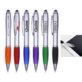 Twist action plastic stylus pen